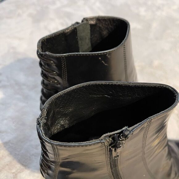 Via spiga structured square toe leather boots - Picture 8 of 10